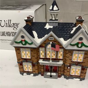Department 56 The Original Snow Village “Christmas Lake High School”